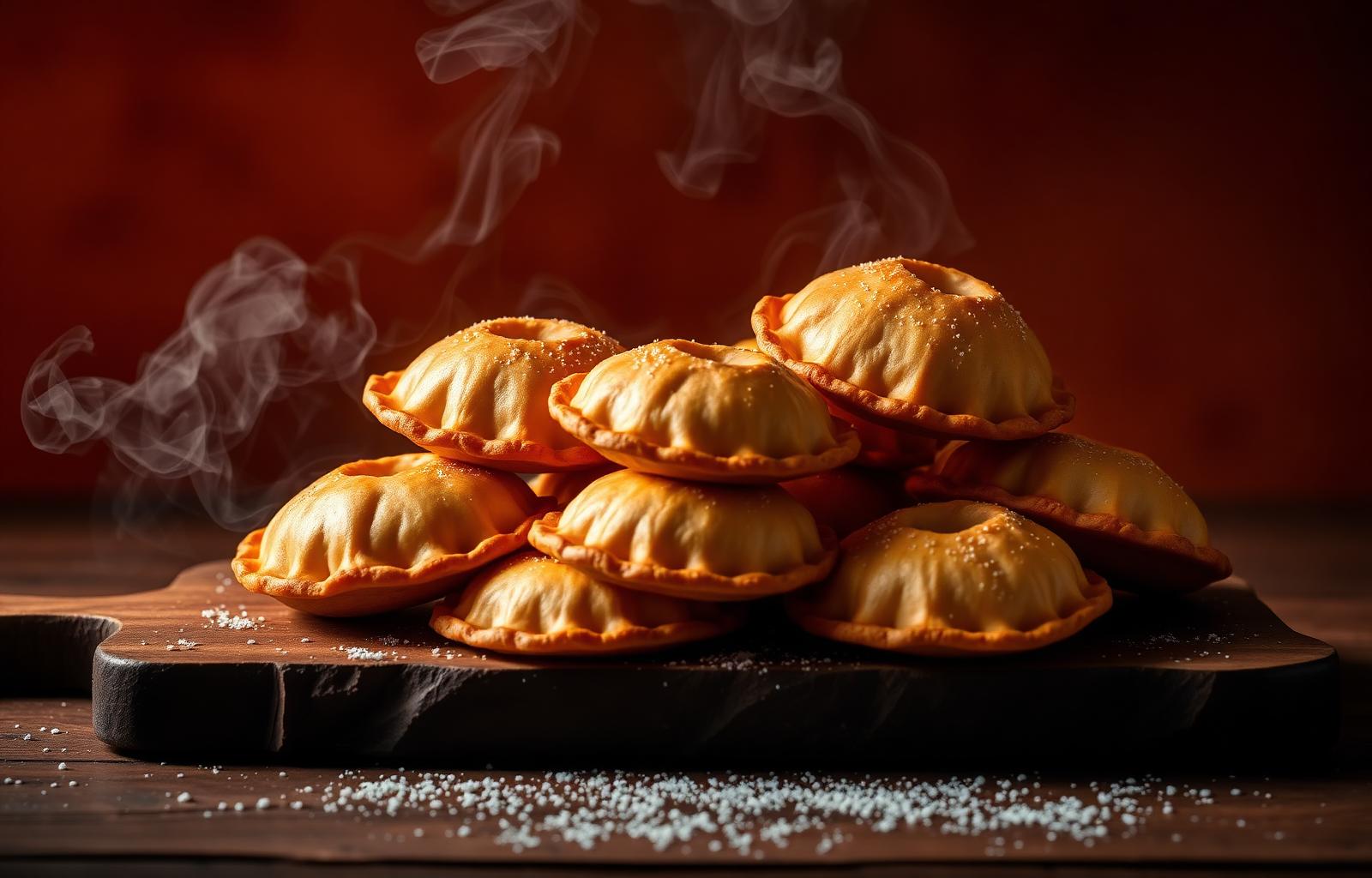 Freshly baked puffs